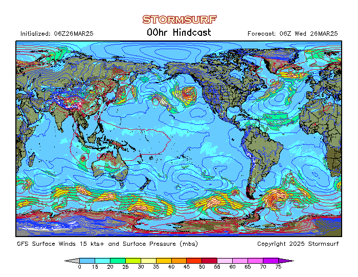 Pacific Ocean Forecast Pressure Chart