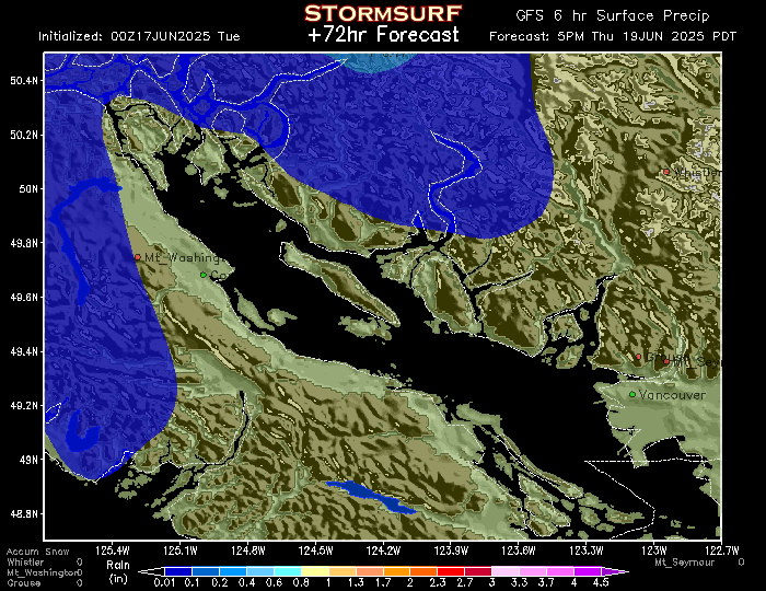 whistler snow forecast
