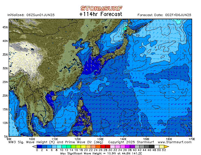 Wave Model - Japan Sea Height (STORMSURF) Wave Model - Japan Sea Height (STORMSURF)