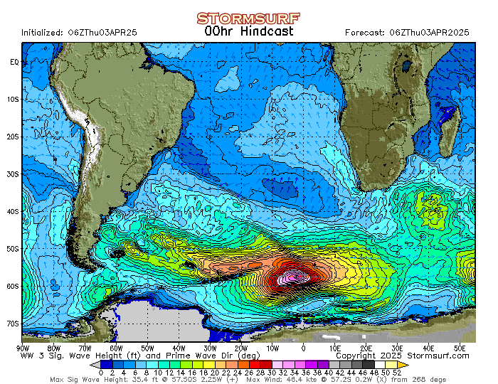 South Atlantic Weather Charts