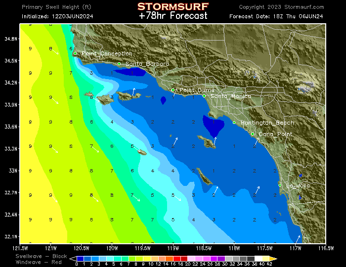 Swell Chart Southern California