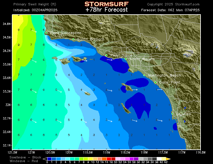 Swell Chart Southern California